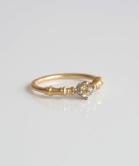 One of kind / Natural Diamond Ring ＜K18YG＞ - R365YGPT