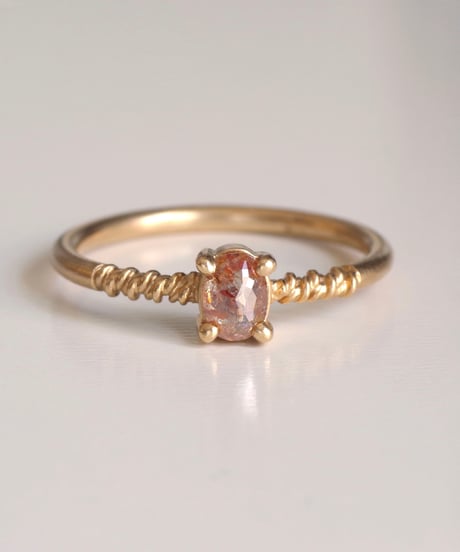 One of a kind / Diamond Ring ＜K18YG＞ - R305C