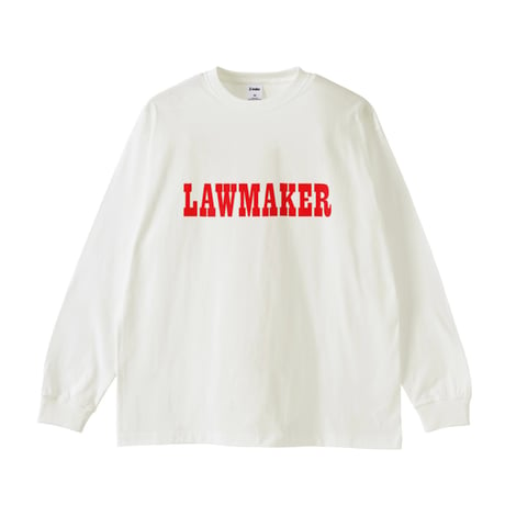 LAWMAKER L/S TEE-WHTR/ASHGR