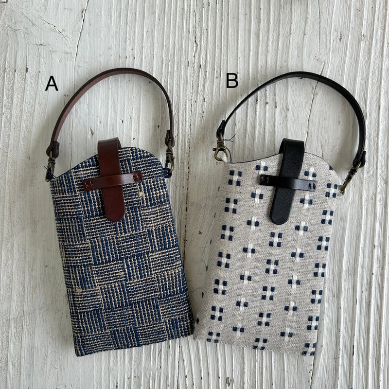 琉球藍染めスマホケース | 山原工藝店