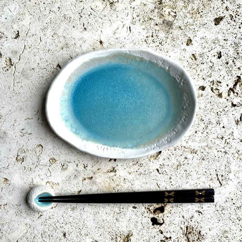 螢窯 箸置き-砂浜 | 喜如嘉翔学校/山原工藝店