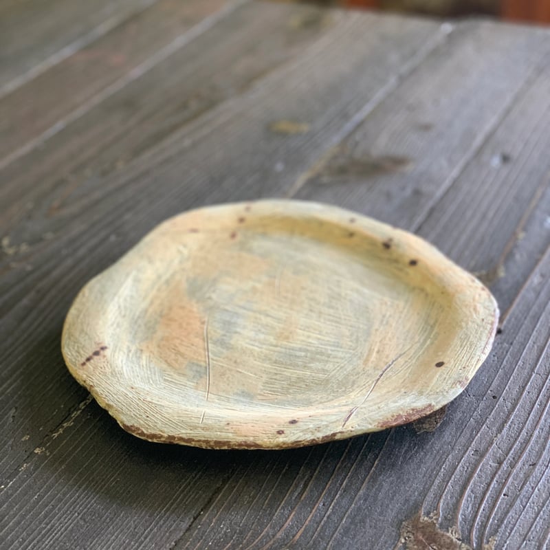 【現状品】 陶器 大皿 銘あり 房山作？ 辰山作？ 秀貞 定価56000円？ 現状品】 陶器 大皿 銘あり 房山作？ 辰山作？ 秀貞 定価56000円