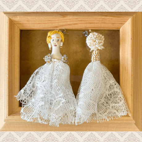 【meimei.展 ここからはじまる】アシンメトリーピアス 白