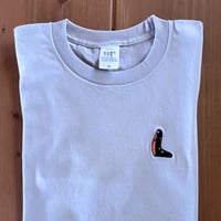 URACHIイモリ刺しゅうTシャツ＜イエロー／パープル＞