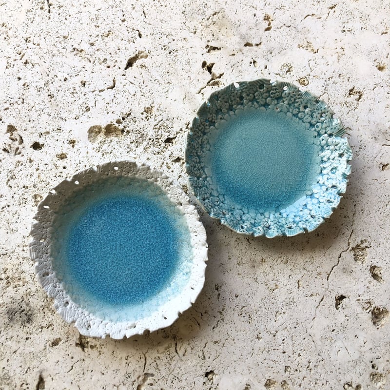 螢窯 サンゴ小皿 | 山原工藝店