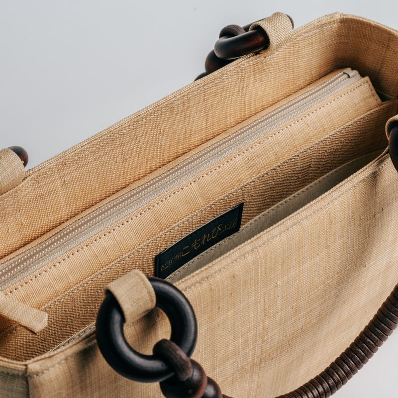 芭蕉布こもれび工房 芭蕉布「和のバッグ」 | 山原工藝店