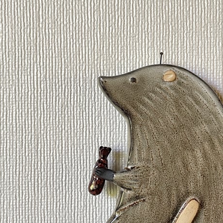 UMESHISO工房 ケナガネズミ壁掛け