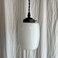 樽型のペンダント照明