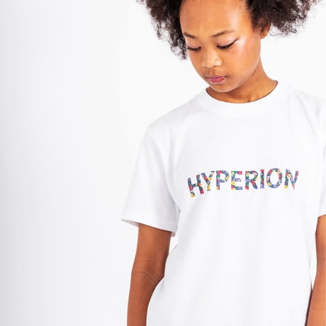 フラワーロゴ Tシャツ ホワイト