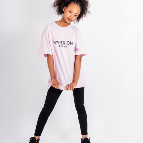 ベーシックロゴ Tシャツ ライトピンク