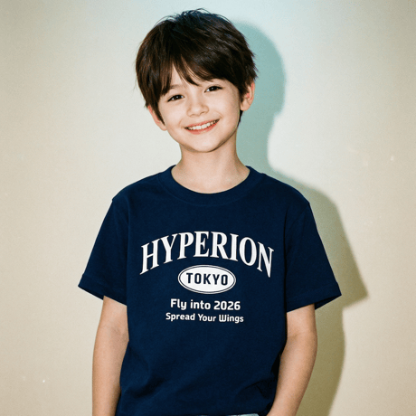 "Little Wings" 出演券 (T-Shirt NAVY / WHITE LOGO)