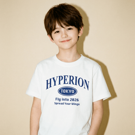 【きょうだい会員】"Little Wings" 出演券 (T-Shirt WHITE / NAVY LOGO)