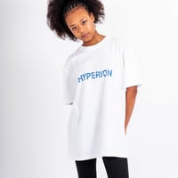 ブルーペイズリーロゴ Tシャツ ホワイト