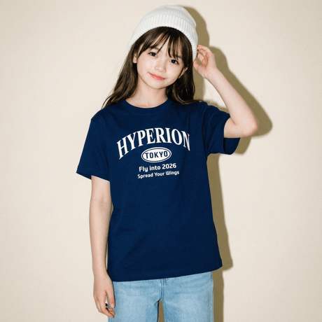 "Little Wings" 出演券 (T-Shirt NAVY / WHITE LOGO)