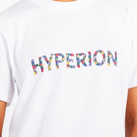 フラワーロゴ Tシャツ ホワイト