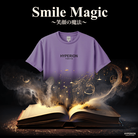 【兄弟会員】"Smile Magic" 出演券 (HYPERION TOKYO DRY T-Shirt PURPLE)