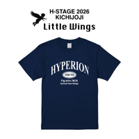 【きょうだい会員】"Little Wings" 出演券 (T-Shirt NAVY / WHITE LOGO)
