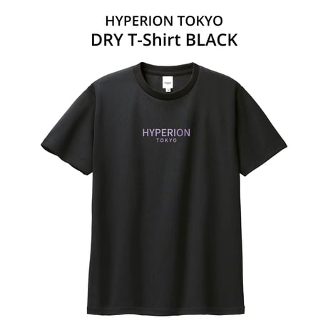 HYPERION TOKYO DRY T-Shirt BLACK