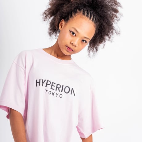 ベーシックロゴ Tシャツ ライトピンク