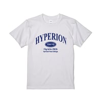 HYPERION TOKYO T-Shirt WHITE / NAVY LOGO