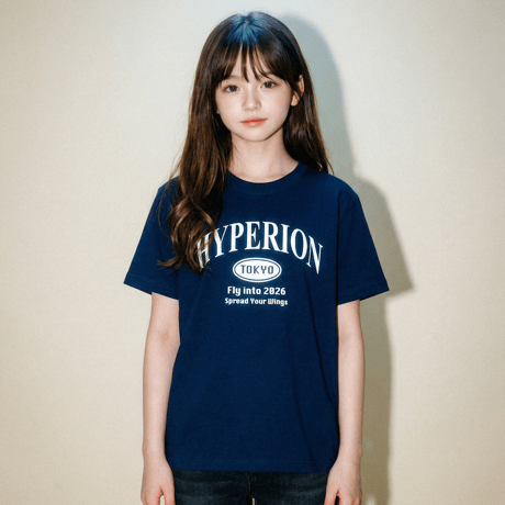 【きょうだい会員】"Little Wings" 出演券 (T-Shirt NAVY / WHITE LOGO)