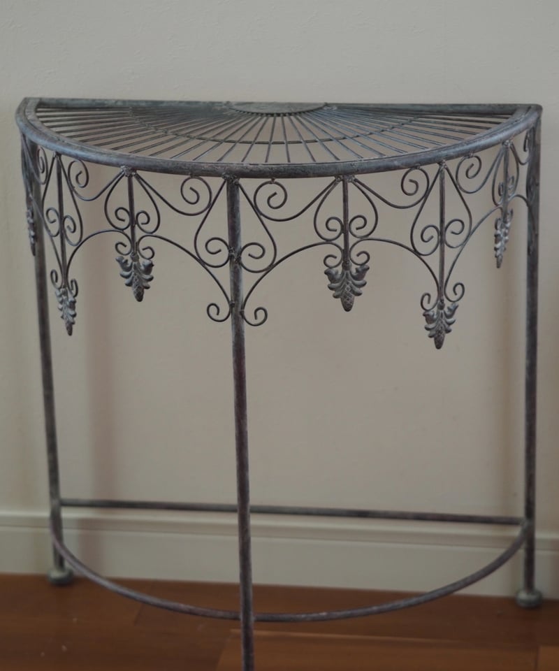 レア【フラワーテーブル】 フラワーテーブル ハーフサークル Lサイズ | gris garden plants STORE