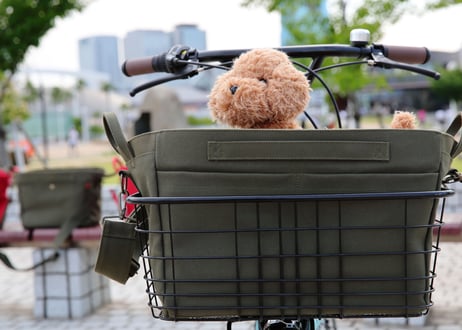 ワイドバッグ（カーキ）