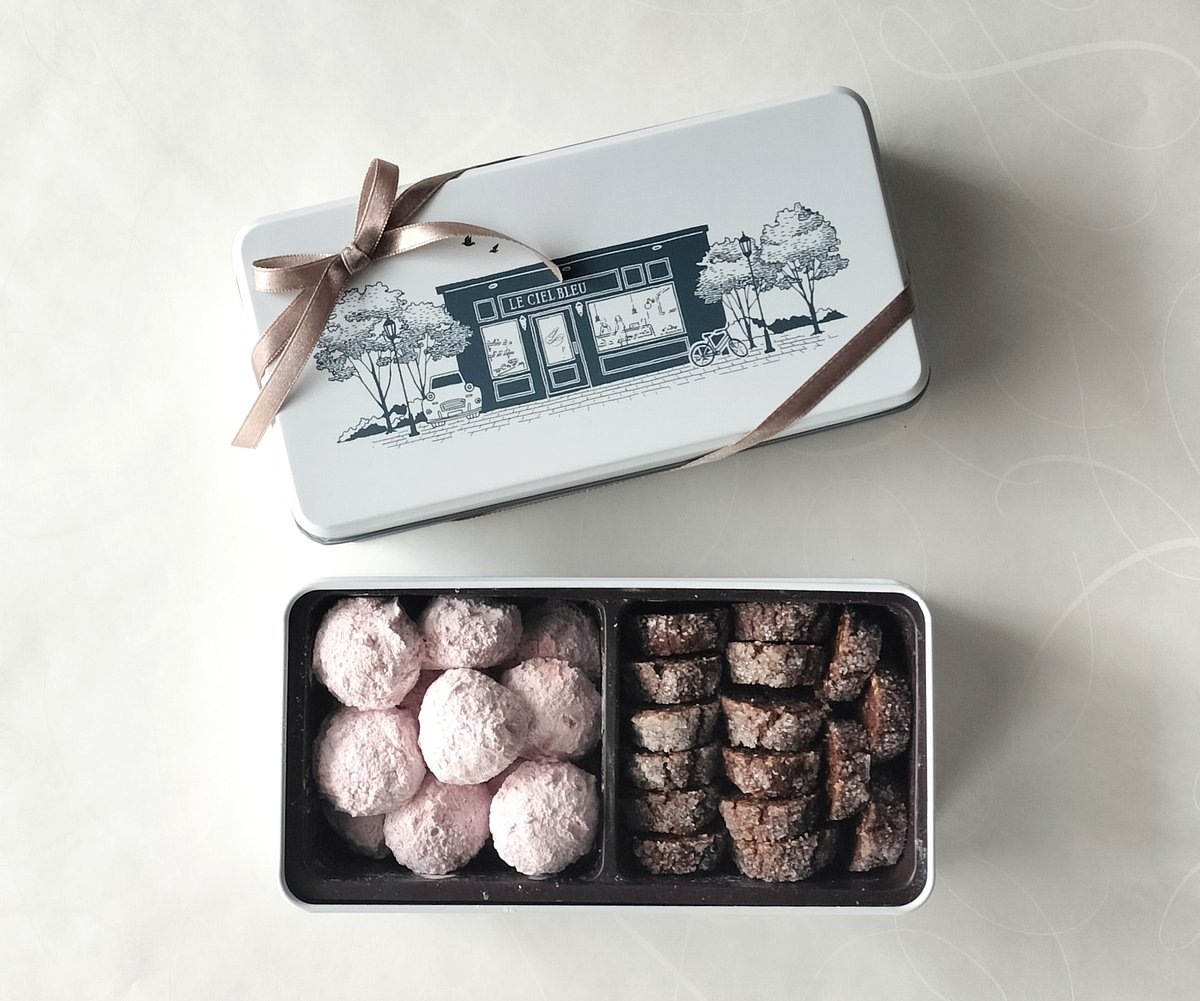 プティフールセック缶2種 | LE CIEL BLEU