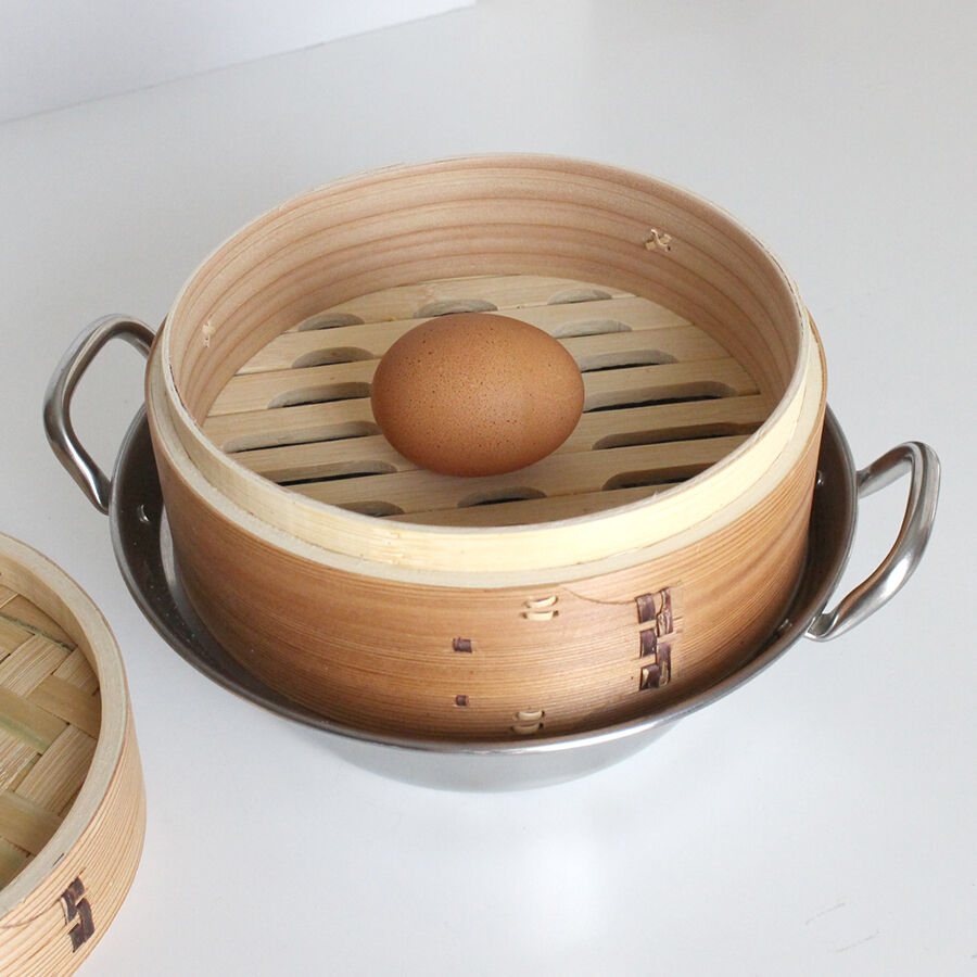 台輪付き】竹製 中華蒸篭40cm 中古