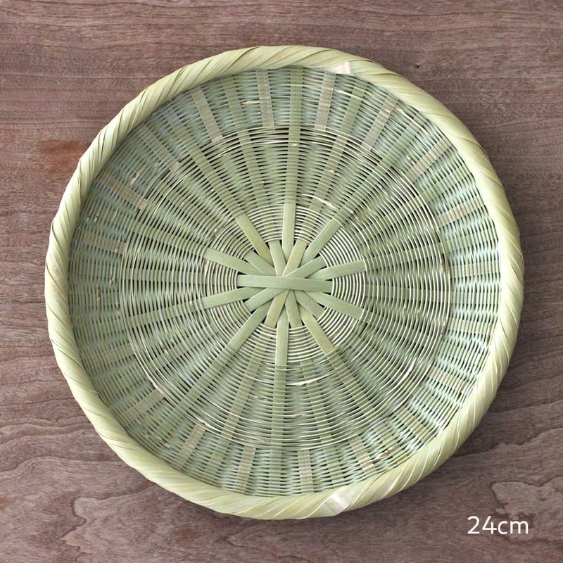 十代田千暁さんの 蕎麦ざる 大24cm/中21cm | だいどこ道具ツチキリ