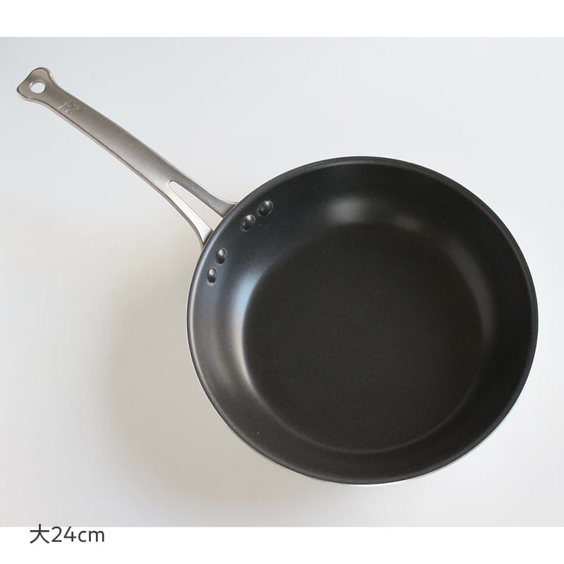 日本製フッ素樹脂加工 アルミフライパン（大）（小） | だいどこ道具