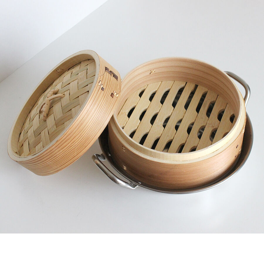IH対応セイロ用鍋18cmと杉中華セイロ18cm | だいどこ道具ツチキリ