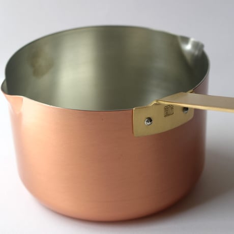 保堂　銅製メジャーリングミルクパンL