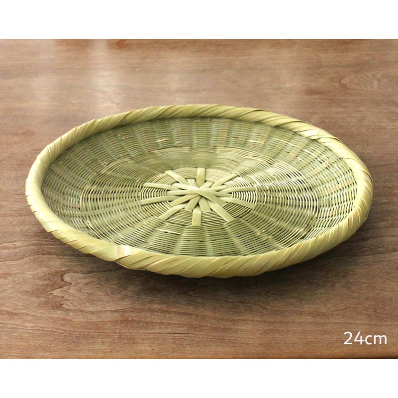 十代田千暁さんの 蕎麦ざる 大24cm/中21cm | だいどこ道具ツチキリ