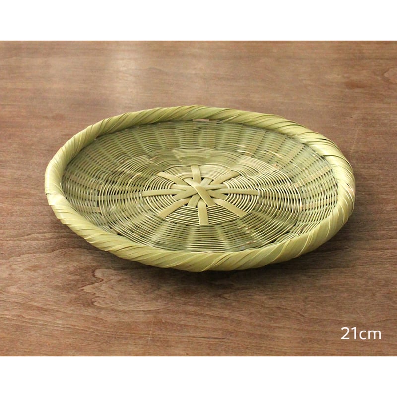 十代田千暁さんの 蕎麦ざる 大24cm/中21cm | だいどこ道具ツチキリ