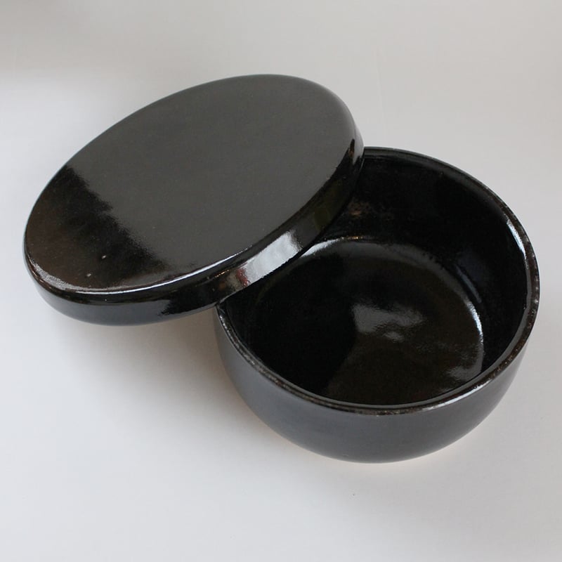 陶器のおひつ 2合 黒/白/飴(茶) | だいどこ道具ツチキリ 陶器のおひつ 2合 黒/白/飴(茶) | だいどこ道具ツチキリ