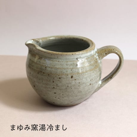 まゆみ窯急須+茶杯2セット／まゆみ窯湯冷まし／利左ェ門窯 白刷毛飛び鉋 ポット