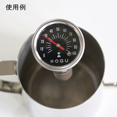 角度・高さを調節できる温度計
