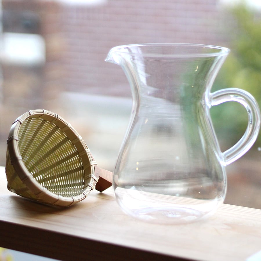 竹のコーヒードリッパー（大）+ カラフェ4cup/600ml | だいどこ道具
