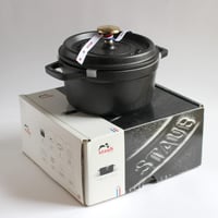 STAUB ストウブ ピコ ココット ラウンド 16cm BK