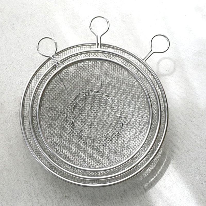 そのまま食卓へ リング付き盆ざる 大27cm/中24cm/小21cm | だいどこ