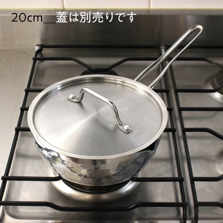 厚板 IH アルミテフロン雪平鍋　20cm　TKG