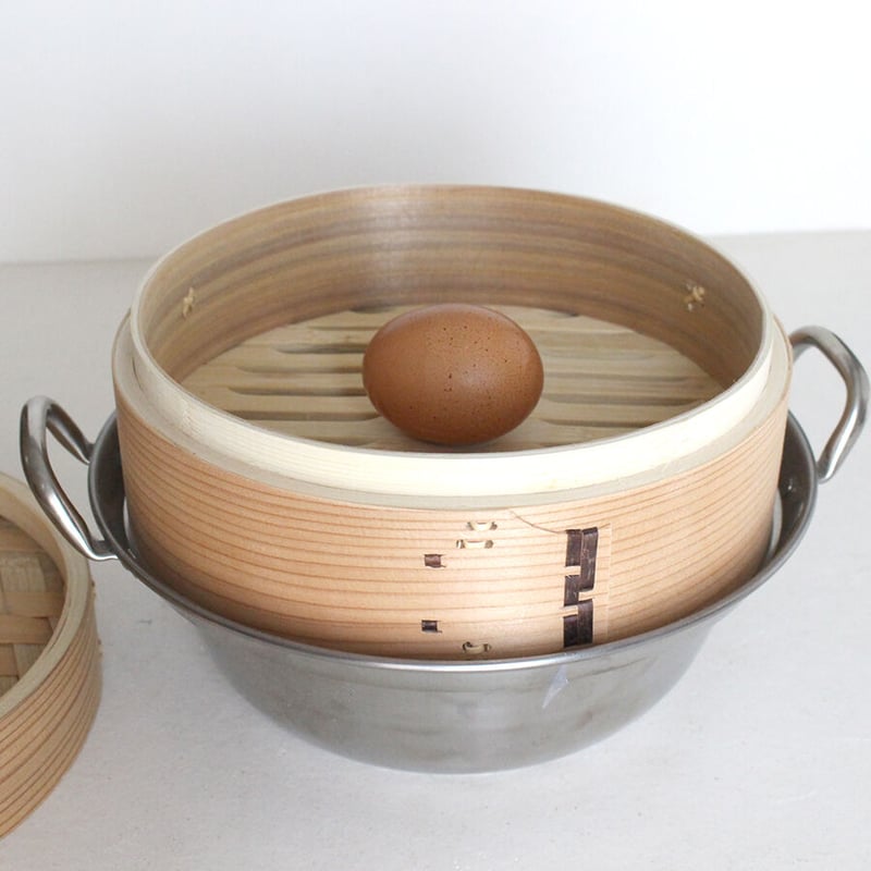 IH対応セイロ用鍋21cmと杉中華セイロ21cm | だいどこ道具ツチキリ