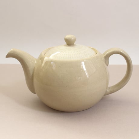 まゆみ窯急須+茶杯2セット／まゆみ窯湯冷まし／利左ェ門窯 白刷毛飛び鉋 ポット
