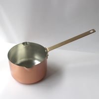 保堂　銅製メジャーリングミルクパンL