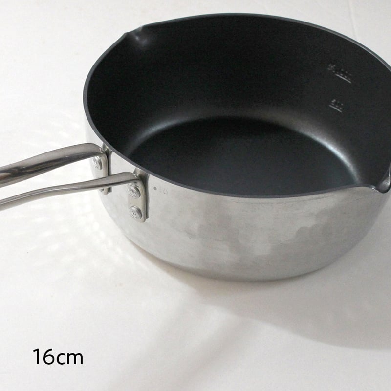 厚板 IH アルミテフロン雪平鍋 16cm/18cm TKG | だいどこ道具ツチキリ