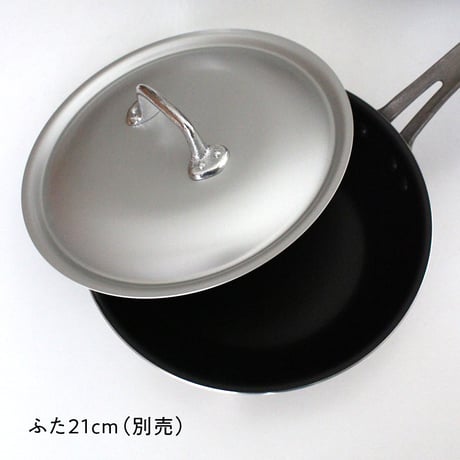 日本製フッ素樹脂加工　アルミフライパン（大24cm）（小21cm）