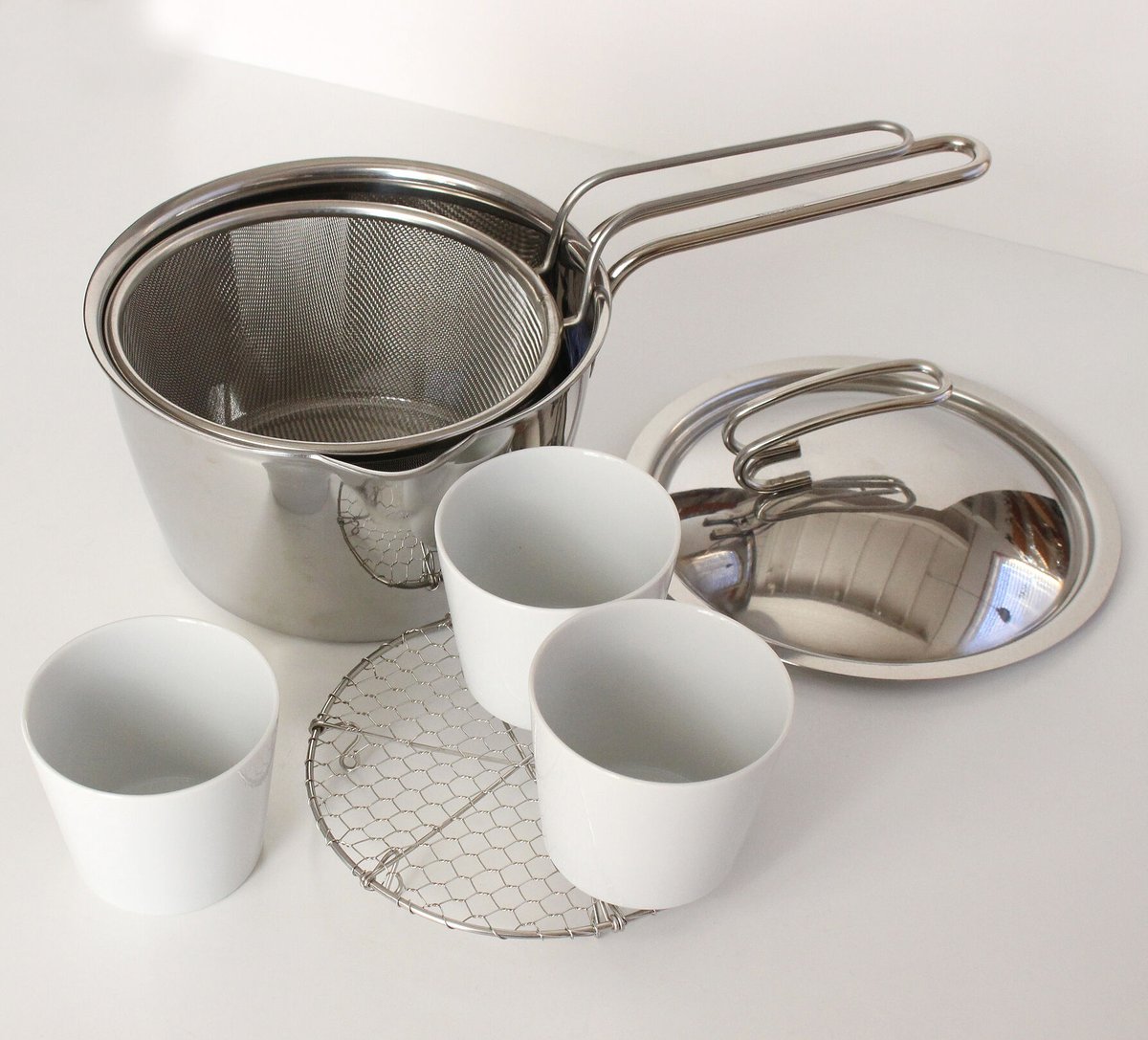 だしとり鍋で茶碗蒸し セット | だいどこ道具ツチキリ