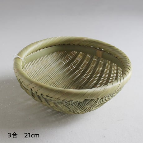 米とぎ笊（ザル）3~5合 24cm／2~3合 21cm