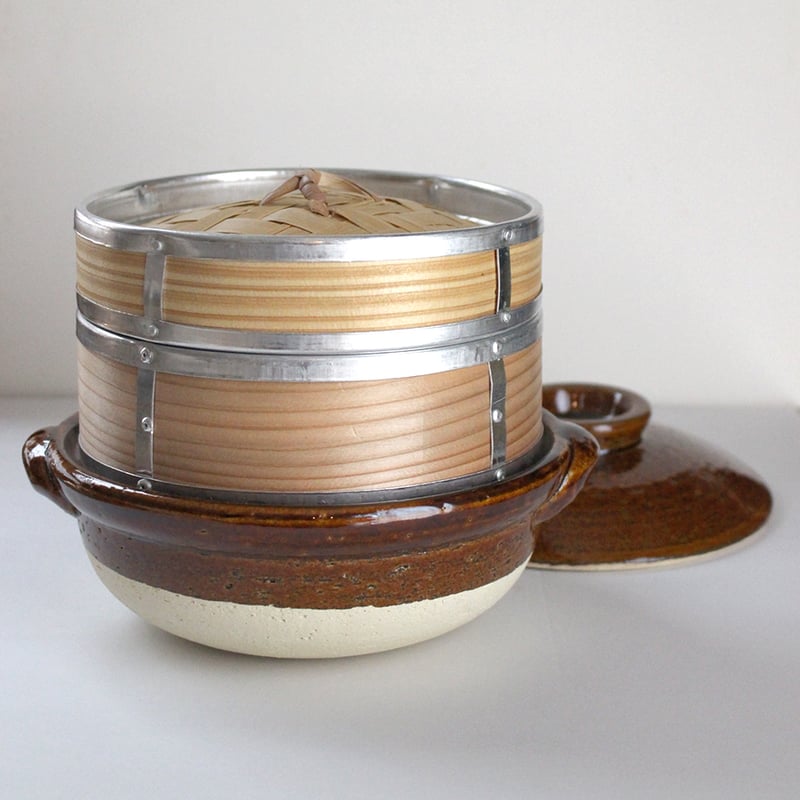 ひとりで、ふたりで、まったり蒸し器と土鍋 シンプルセット | だいどこ